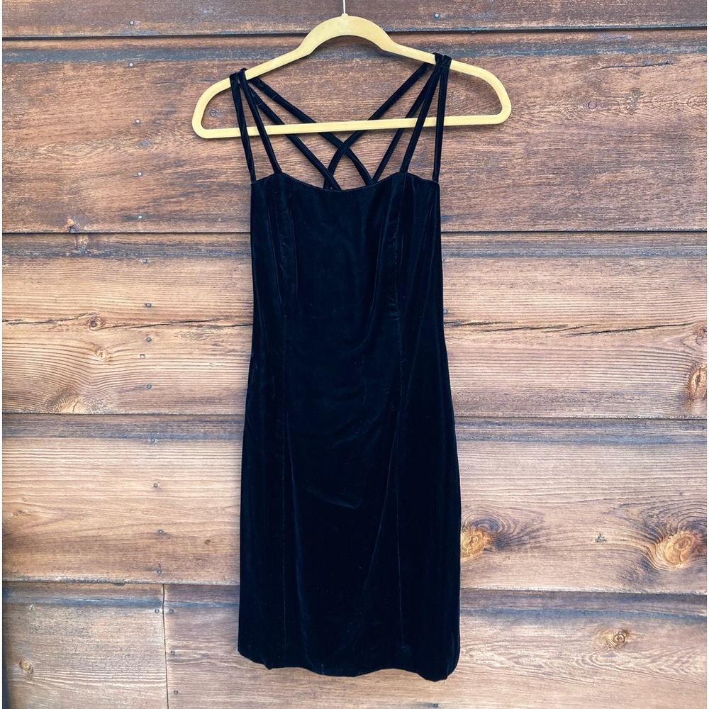 Vintage Velvet Mini Dress
